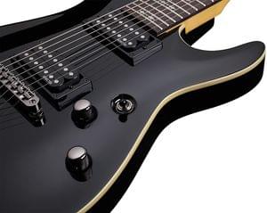 1639204594741-Schecter Omen-7 BLK Black 7 String Electric Guitar 4.jpg